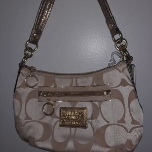 Gently used Coach Poppy shoulder bag